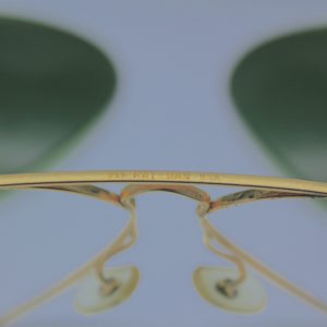 Restauration monture Ray Ban verres minéraux rx verts polarisants